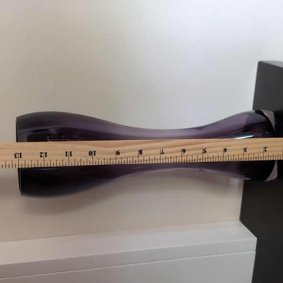 VTG,,1906 Contemporary Style Plum Purple Art Glass Vase. - Picture 7 of 7